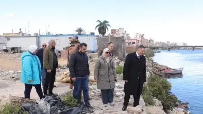 محافظ دمياط يتفقد مشروع تطوير كورنيش النيل بالسنانية ويوجه بالبدء في التنفيذ