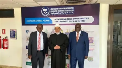 رئيس جامعة الأزهر يشارك في اجتماع اتحاد الجامعات الأفريقية بغانا ويحضر إعلان تصنيف QS