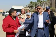 محافظ الجيزة يتفقد مشروعات تطوير الطرق والبنية التحتية في المنطقة الصناعية بأبو رواش