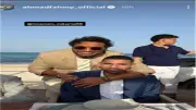 أحمد فهمي يشارك صورة مع مؤمن زكريا في رسالة حب وتقدير عبر إنستجرام