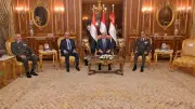 السيسي يشهد حفل تكريم وزير الدفاع السابق عبد المجيد صقر ويصادق على تعيينه مساعدًا للرئيس