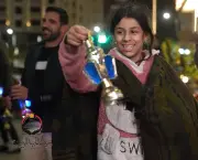 حزب الجبهة الوطنية يوزع فوانيس رمضان على المواطنين في الجيزة احتفالاً بشهر الفرحة