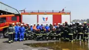 المنطقة الجغرافية البترولية بمسطرد تنفذ تجربة محاكاة حريق لاختبار جاهزية فرق الطوارئ