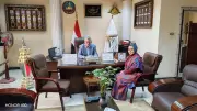 عميد طب بنها يجتمع مع نائبة الصحة لبحث تطوير التعليم والخدمات الطبية