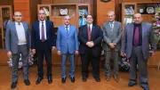 وفد المعهد المتوسط للخدمة الاجتماعية يهنئ الدكتور يحيى عيد بتعيينه رئيساً لجامعة كفر الشيخ