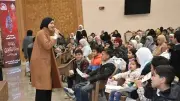 مسجد مصر يشهد ثاني ليالي الأسرة الرمضانية بتلاوات وأفراح للأطفال