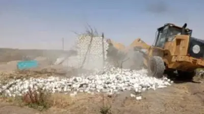 محافظ الوادي الجديد: إزالة تعديات على 143 فداناً ضمن الموجة 28 لاسترداد الأراضي