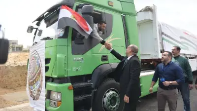 وزير التموين يعلن إطلاق القافلة الـ16 إلى غزة بـ130 طن مساعدات عاجلة