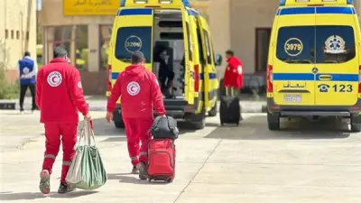 الهلال الأحمر المصري يدفع قافلة زاد العزة الـ162 بحمولة 2500 طن مساعدات لغزة