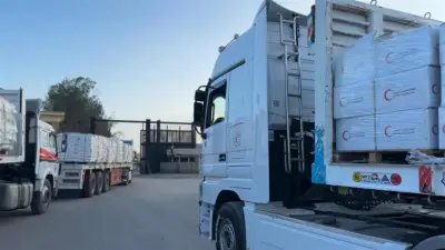 الهلال الأحمر المصري يدفع 3 آلاف طن مساعدات ضمن قافلة «زاد العزة» الـ150 إلى غزة