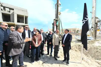 وزارة الإسكان تتابع 917 وحدة سكنية في مشروع مارينا 8 بالإسكندرية