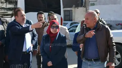 محافظ بورسعيد يتفقد مشروع شبكات الانحدار بمنطقة عثمان بن عفان ويؤكد على الالتزام بالجدول الزمني