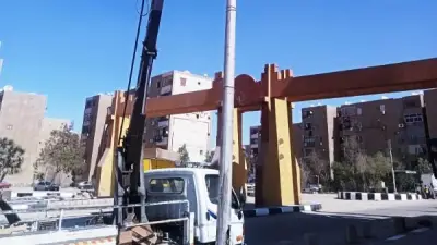 حملات مكثفة في أسوان لرفع الإشغالات وتطوير الإنارة لتحسين الخدمات والبيئة