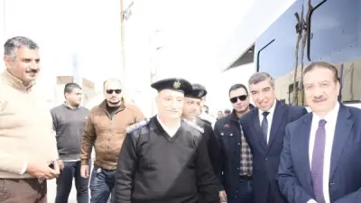 محافظ بورسعيد يتفقد منفذ الجميل الجمركي بحي غرب لمتابعة سير العمل والخدمات