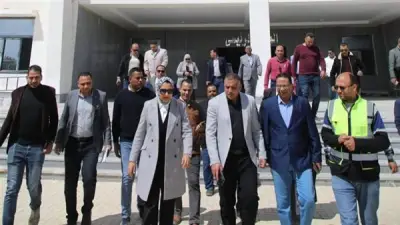 محافظ الوادي الجديد تتابع التجهيزات النهائية لمستشفى الداخلة الجديد استعدادًا للافتتاح