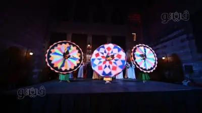 فرقة التنورة التراثية تقدم عرضًا مبهرًا في ليالي رمضان الثقافية بقبة الغوري