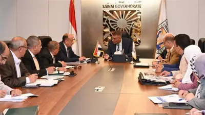 محافظ جنوب سيناء يتابع ملفات التقنين والتصالح وتسريع الخطة الاستثمارية