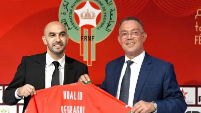 لقجع يعلن رحيل الركراكي عن المنتخب المغربي بعد إنجازات تاريخية وإخفاقات قارية