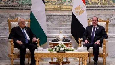 السيسي وأبو مازن يرفضان الاعتداءات الإيرانية على الدول العربية ويحذران من تداعيات الحرب