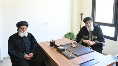 البابا تواضروس يستقبل تقريرًا عن دير الأنبا باخوميوس ويناقش تطوير المعاهد الكنسية