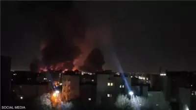 إسرائيل تشن ضربات جوية واسعة على طهران ردا على هجوم صاروخي إيراني