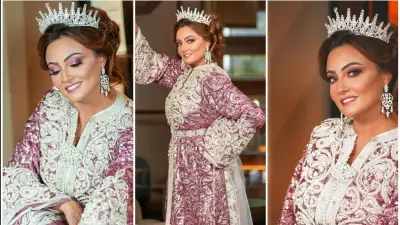 بشرى تسرق الأضواء بإطلالة ساحرة بعباءة سوداء وحمراء على إنستجرام