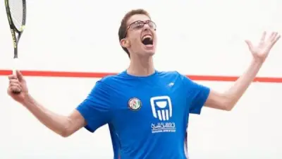 محمد زكريا يتأهل لنهائي نيوزيلندا المفتوحة للإسكواش بعد مواجهة ماراثونية