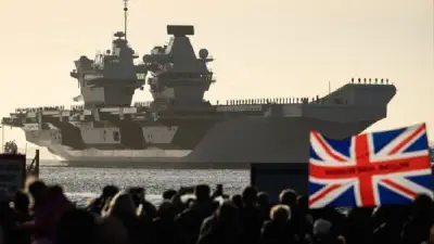 بريطانيا تستعد لنشر حاملة طائرات 