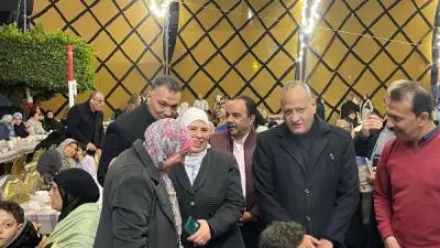 وكيل تعليم بورسعيد يشارك طلاب مدارس بورفؤاد في إفطار رمضاني مميز