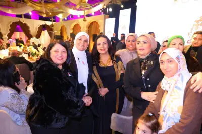 وزيرة التضامن تشارك في احتفالية سحور عائلية بهيئة دار الكتب