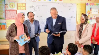 وكيل تعليم بورسعيد يتفقد مدرسة التوكيلات الملاحية لمتابعة سير العملية التعليمية