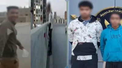 ضبط شابين في بني سويف لإلقاء أكياس مياه على السيارات والمشاة بهدف المزاح والربح