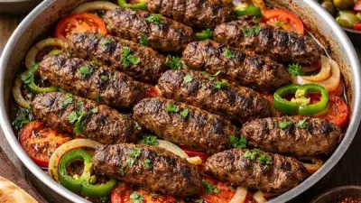 طريقة عمل الكفتة المشوية في الصينية: وجبة رمضانية شهية وسهلة التحضير