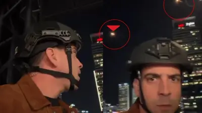 فشل الدفاعات الإسرائيلية.. مراسل فوكس نيوز يوثق وصول صواريخ إيرانية إلى تل أبيب