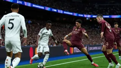 ريال مدريد يواجه مانشستر سيتي في مواجهة نارية بدوري أبطال أوروبا