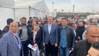 للمرة الثانية خلال أسبوع.. وزير البترول يدلي بصوته في انتخابات نقابة المهندسين