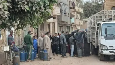 متابعة ميدانية لتوزيع أسطوانات البوتاجاز في قرى كوم حمادة بالبحيرة بعد شكاوى المواطنين