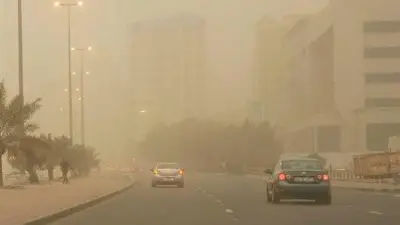 الأرصاد الجوية تعلن موعد تحسن موجة الأتربة الشديدة التي تضرب مصر