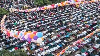 استعدادات مكثفة في الجيزة لتجهيز ساحات صلاة عيد الفطر المبارك