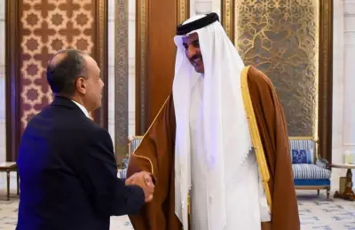 الرئيس السيسي ووزير الخارجية يبحثان مع أمير قطر تفعيل معاهدات الدفاع المشترك