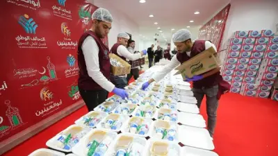 مؤسسة أبو العينين تواصل توزيع وجبات السحور في رمضان تحت مظلة التحالف الوطني للعمل الأهلي