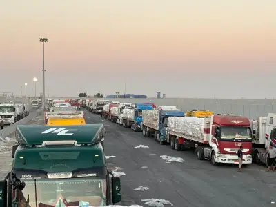 الهلال الأحمر المصري يطلق قافلة مساعدات شتوية ضخمة لدعم الأسر المحتاجة