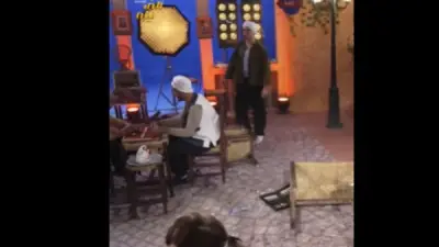 حسن شاكوش يفقد أعصابه ويكسر بلاتوه تصوير مقلب فيفي عبده في برنامج ألف ليلة وليلة