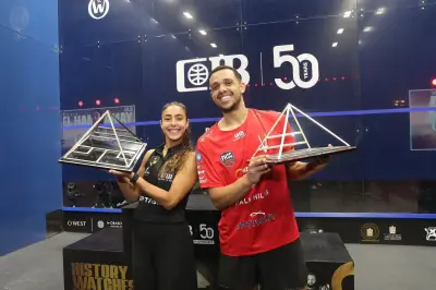 مصطفى عسل و هانيا الحمامي يواصلان صدارة تصنيف الاسكواش العالمي