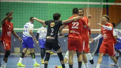 رجال طائرة الأهلي يهزمون الاتحاد السكندري في دوري السوبر ويواصلون الصدارة