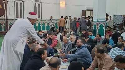 طور سيناء تشهد أكبر مائدة سحور جماعي في ليلة السابع والعشرين من رمضان