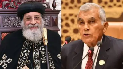 البابا تواضروس يبعث برسالة محبة وتهنئة لرئيس مجلس الشيوخ بمناسبة عيد الفطر المبارك