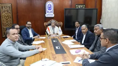 جامعة الأقصر تناقش تطوير التعليم والبحث العلمي واستعدادات مؤتمر شباب الباحثين