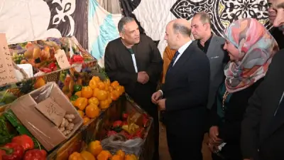 محافظ الغربية يتفقد منافذ بيع السلع المخفضة في قطور استعدادًا لعيد الفطر
