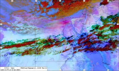 رياح وأتربة وأمطار: حالة الطقس خلال إجازة عيد الفطر المبارك في مصر